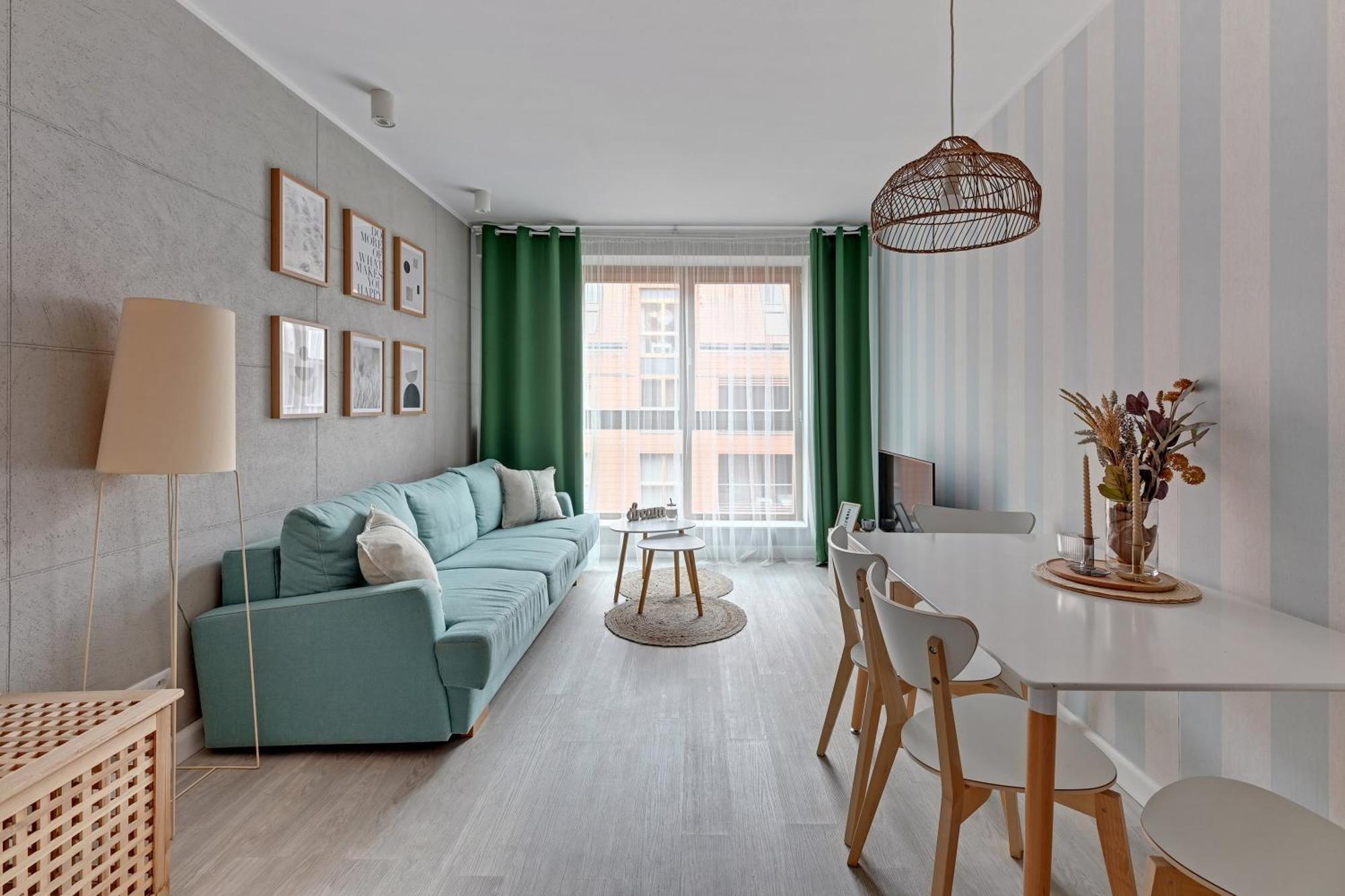 Aura - Riverside & Parking By Downtown Apartments 格但斯克 外观 照片